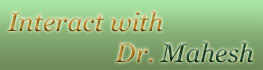 interact with dr Mahesh